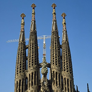 Spain. Barcelona. Basilica and Expiatory Church of the Holy