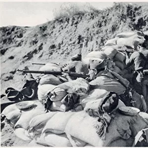 Spanish Foreign Legion Troops near Madrid; Spanish Civil War