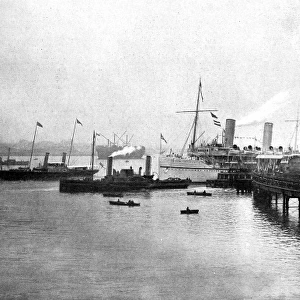 SS Ophir and the Royal Yacht Alberta at Portsmouth, Marc