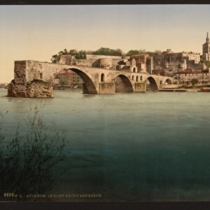 St. Benezech (i. e. Saint Benexet), bridge, Avignon, Provence