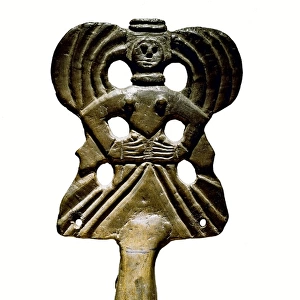 Staff Head. Bronze, 17 cm. 4th century BC. Proceeds