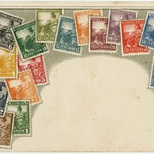 Stamp Card produced by Ottmar Zeihar - Argentina