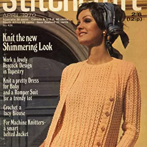Stitchcraft magazine cover, Womans Fashion Knitwear