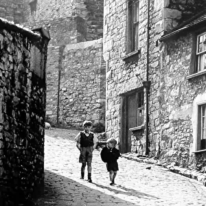 A street in Kendal, Cumbria in the 1930s