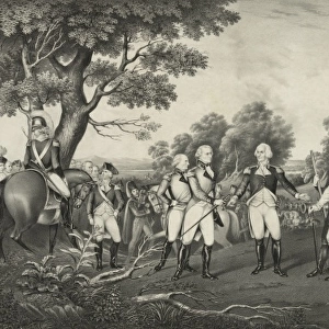 Surrender of General Burgoyne at Saratoga N. Y. Oct. 17th. 17
