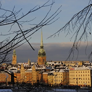 Sweden. Stockholm. Panorama of the Old City (Gamla