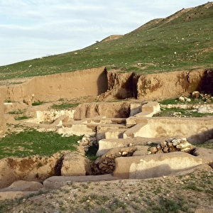 Syria. Ebla. Ruins of Ebla. Early Bronze Age 3rd millennium