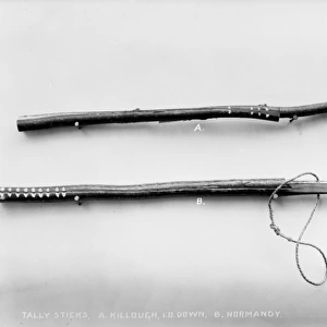 Tally Sticks, A. Killough, Co. Down, B. Normandy