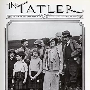 Tatler cover - Grouse shooting at Glamis