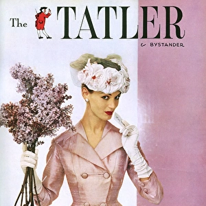 Tatler cover - Mattli dress for Ascot or a garden party