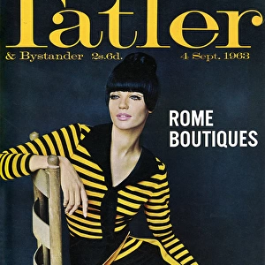 Tatler front cover, Rome Boutiques, 1963
