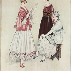Tea and Boudoir Gowns 1916