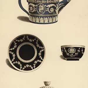 Teapots with cup and saucer