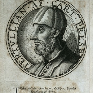 TERTULLIAN (160-220). Engraving