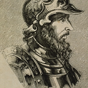 Theodoric I. Visigothic king (418-451). Walia successor