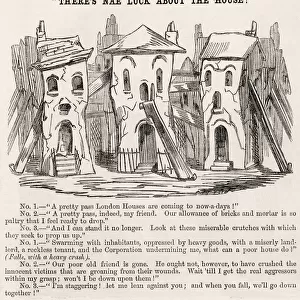 "Theres nae luck about the house!"Cartoon and comment about house-building in London in