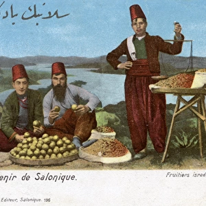 Thessaloniki, Greece - Jewish Fruit Sellers