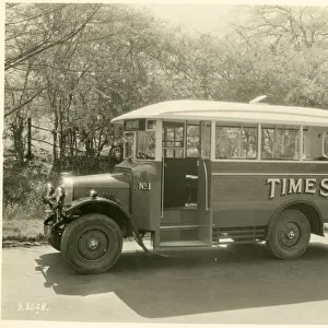 Times advertising bus