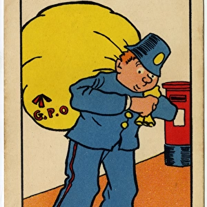 Tinker, Tailor playing card - Postman