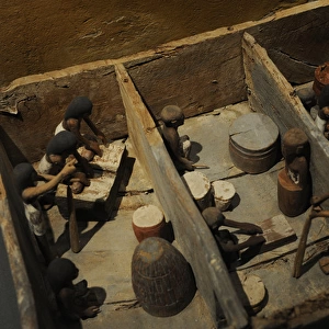 Tomb equipment of Gemniemh at Saqqara, c. 1990 B. C Brewery