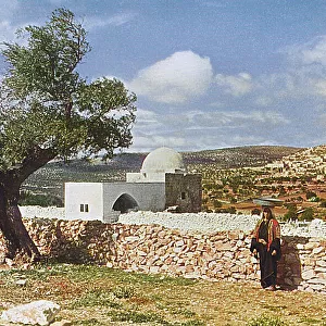 Tomb of Rachel and view of Beit Jala, West Bank