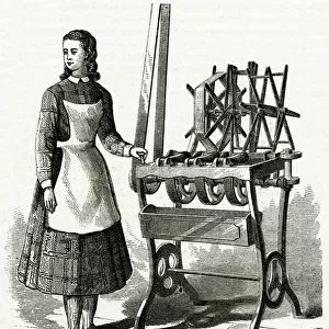 Tompkins yarn spooler 1875