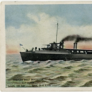 Torpedo Boat Destroyer Lawrence - US Navy