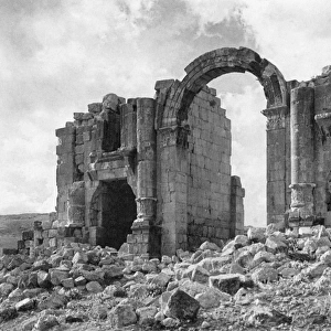 Triumphal arch at Jerash (Gerasa), Jordan, Holy Land