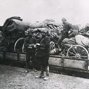 Turkish transport en route to Baghdad, WW1