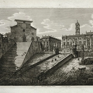 Veduta del Campidoglio Romano