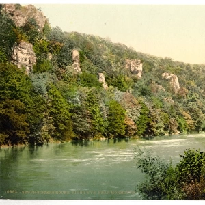 Vicinity of Seven Sisters Rocks, River Wye, Monmouth, Engla