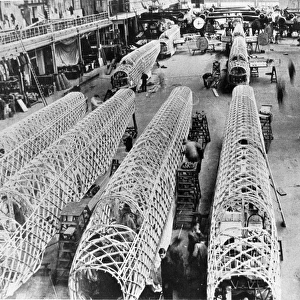 A Vickers Wellington production line