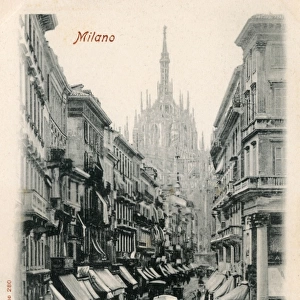 Victor Emanuele Street - Milan, Italy