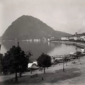View from Hotel Washington Lugano Switzerland / Italy border