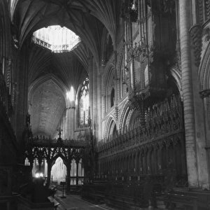 View of interior, Wells Cathedral, Somerset