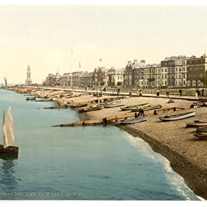 View from the pier, N. W. Herne Bay, England