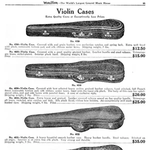 Violin accesories, Wurlitzer