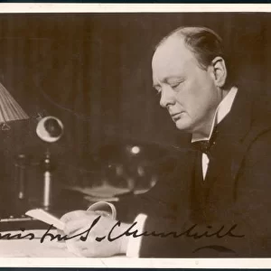 W Churchill / Pcard / 1933
