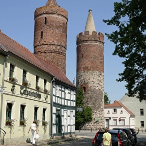 Watch towers at Juterbog, Brandenburg, Germany