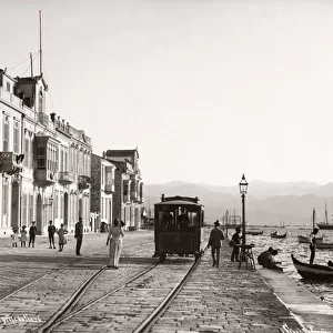 Waterfront in Smyrna, Izmir, Turkey, c. 1890