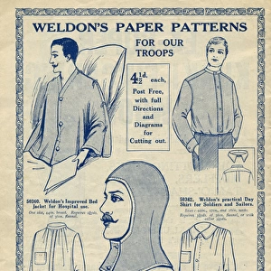 Weldons paper patterns for our troops, WW1