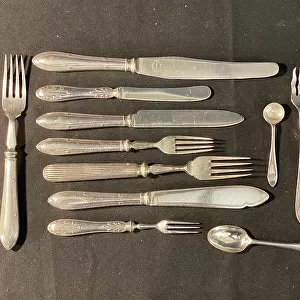White Star Line - assorted silver plated cutlery
