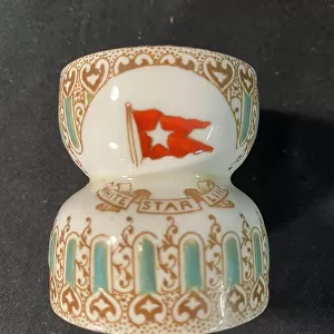 White Star Line - First Class Wisteria pattern egg cup
