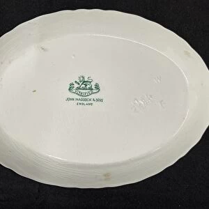 White Star Line, John Maddock and Sons oval dish
