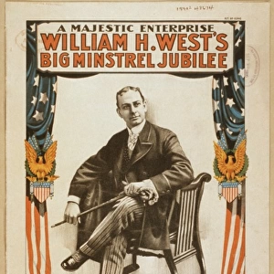 William H. Wests Big minstrel jubilee a majestic enterprise
