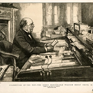 William Henry Smith at his desk