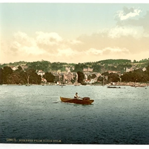 Windermere, Bowness, from Birch Holm, Lake District, England