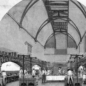 Windsor Castle kitchen 1850