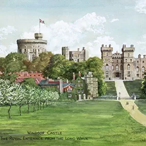 Windsor Castle, Royal Entrance from The Long Walk