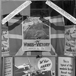 Wings for Victory Week display